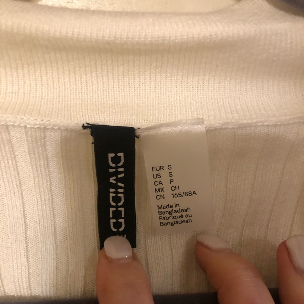 H&M Collared Rib-knit Top - Picture 9 of 11